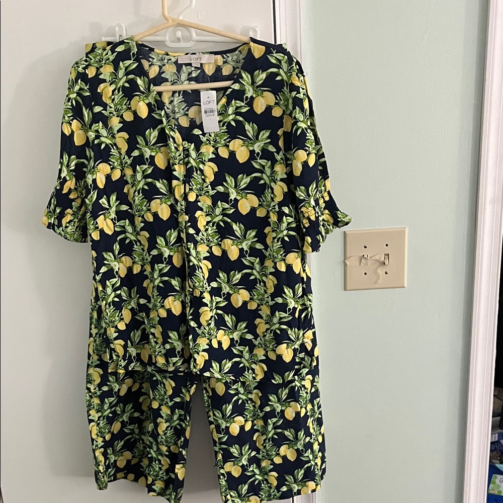 LOFT Lemon Print  Set